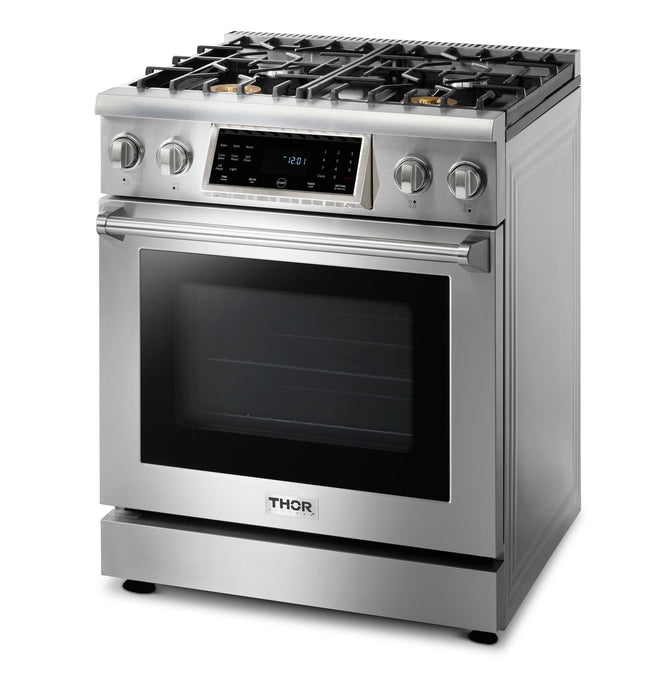Thor Kitchen 30 Inch Tilt Panel Professional Gas Range