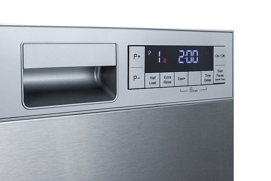 Summit 18" Wide Built-In Dishwasher, ADA Compliant
