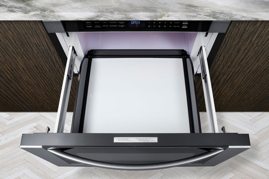 Summit 24" Wide Built-In Drawer Microwave - 1.2 cubic feet
