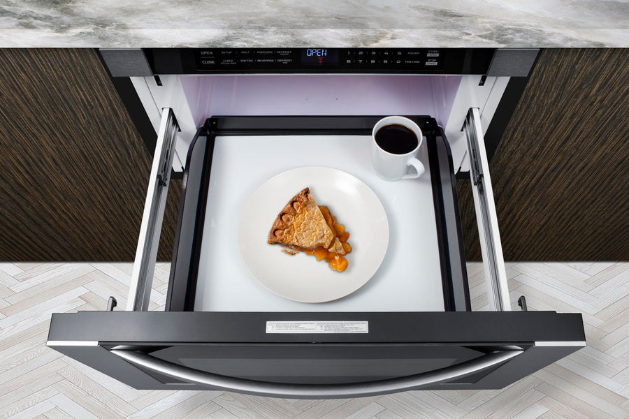 Summit 24" Wide Built-In Drawer Microwave - 1.2 cubic feet