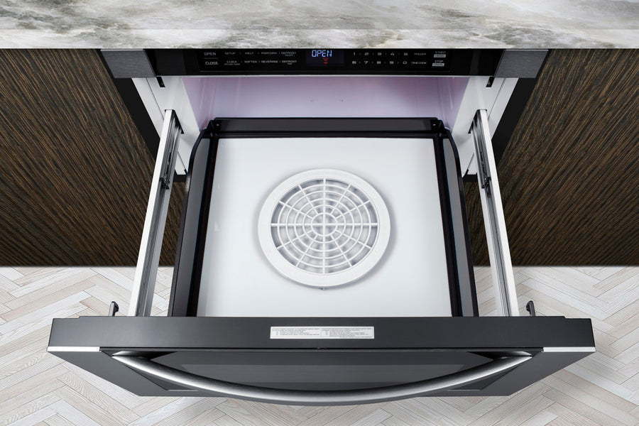Summit 24" Wide Built-In Drawer Microwave - 1.2 cubic feet