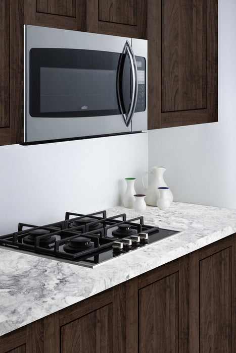Summit 30" Wide Over-the-Range Microwave  1.6 cubic feet  stainless