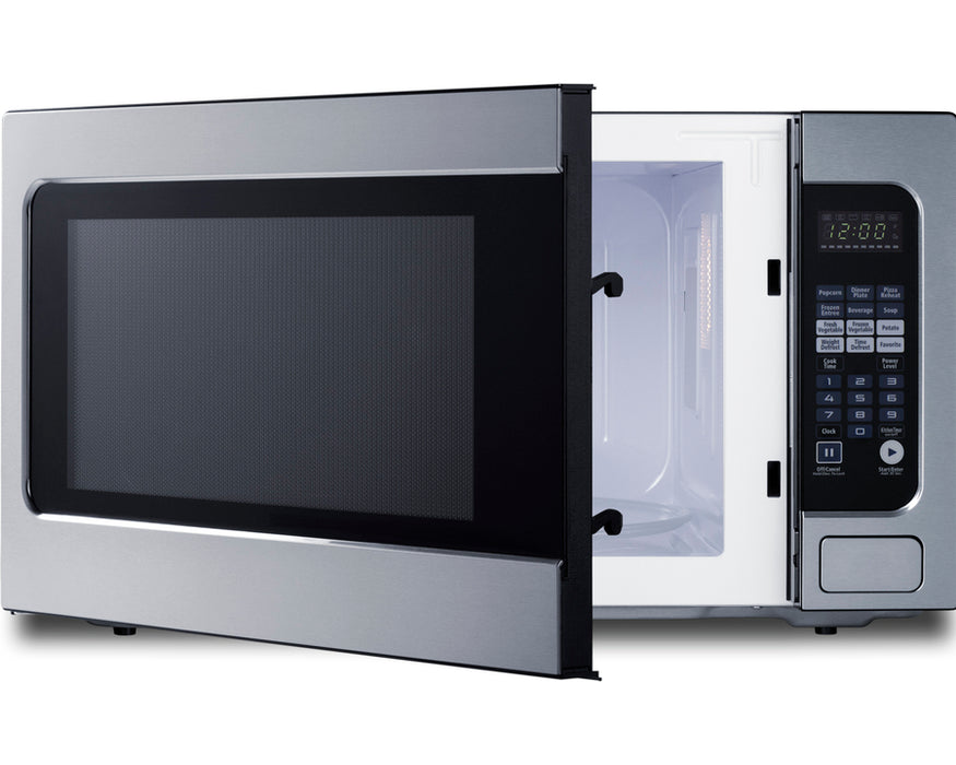 Summit 27" Wide Built-In Microwave (Trim Kit Included) - 2.2 cubic feet interior