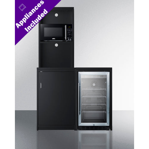 Summit 43" Wide Casework Suite with Beverage Center and Microwave, ADA Height