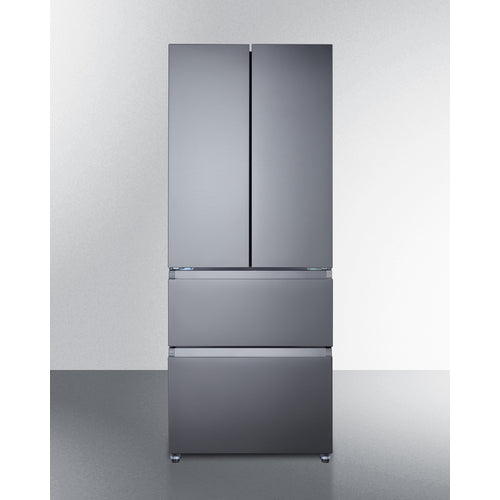 Summit 27.5" Wide French Door Refrigerator-Freezer