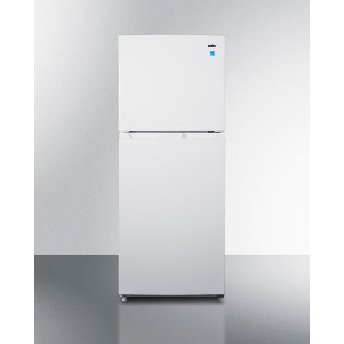 Summit 24" Wide Top Mount Refrigerator-Freezer white