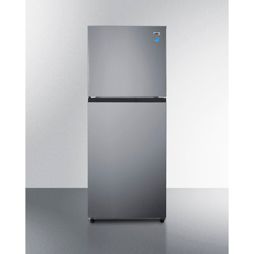 Summit 24" Wide Top Mount Refrigerator-Freezer stainless