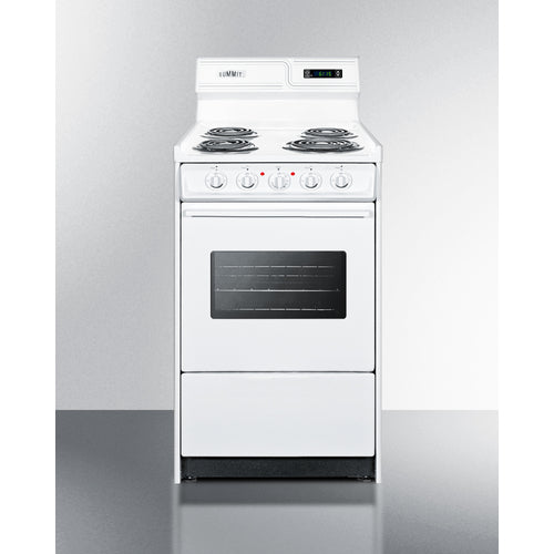 Summit 20" Wide Electric Coil Top Range