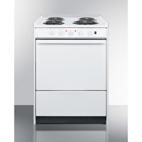 Summit 24" Wide Electric Coil Top Range