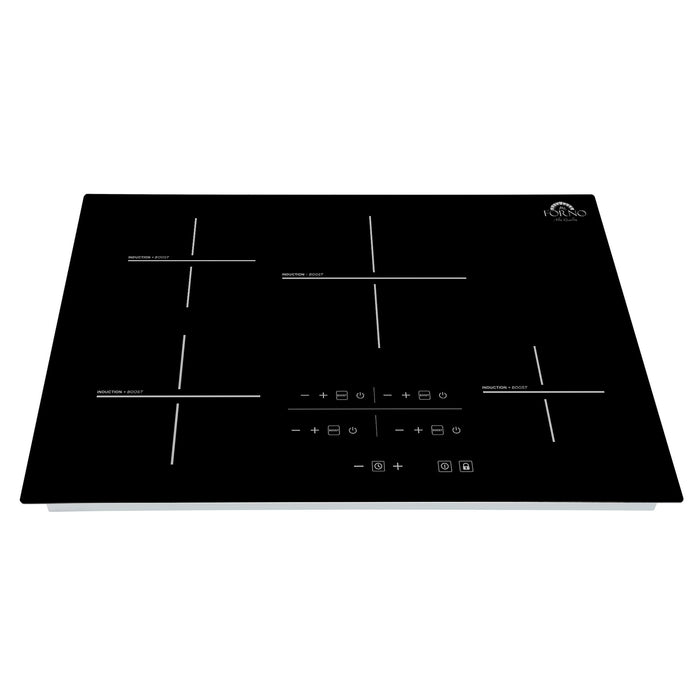 Forno Lecce 30-Inch 4-Zone Induction Cooktop, Touch Control, Multiple Power Levels, Safety Features, Sleek Design