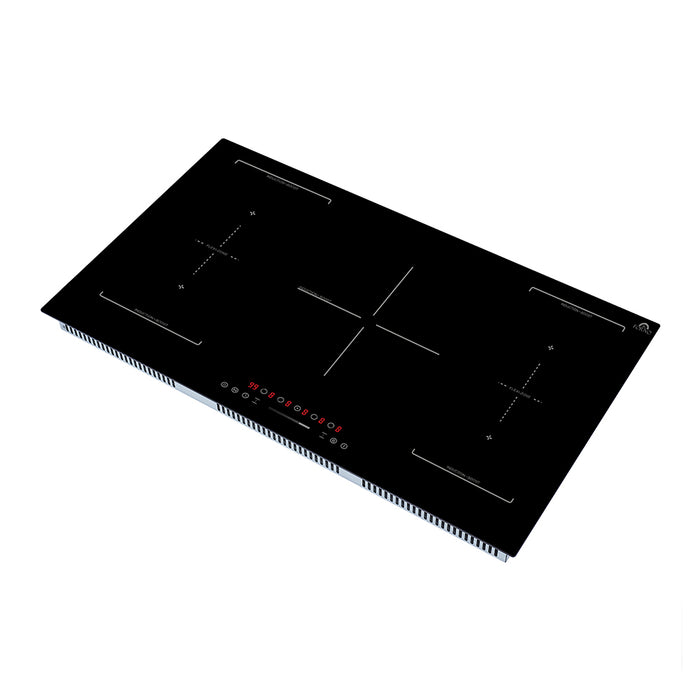 Forno Ornonzo 36-Inch Induction Cooktop, 5 Zones, 2 Flex-Zones, 10,200W Total Power, Touch Control, 9 Power Levels