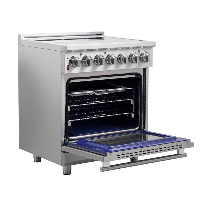 Forno Massimo 30-Inch Freestanding Electric Range, True Convection Oven