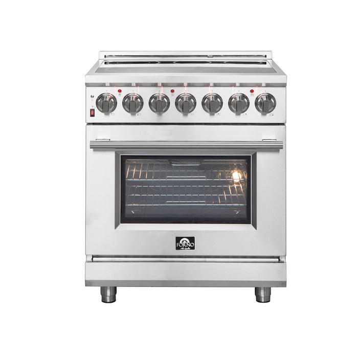 Forno Massimo 30-Inch Freestanding Electric Range, True Convection Oven