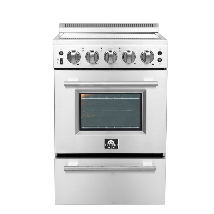 Forno Loiano 24-Inch Freestanding Electric Range, Compact Design, Energy Efficient