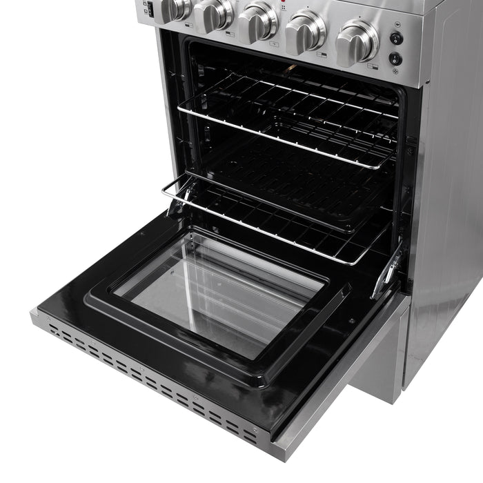 Forno Loiano 24-Inch Freestanding Electric Range, Compact Design, Energy Efficient