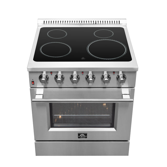 Forno Galiano 30-Inch Freestanding Electric Range, True Convection, Energy Efficient