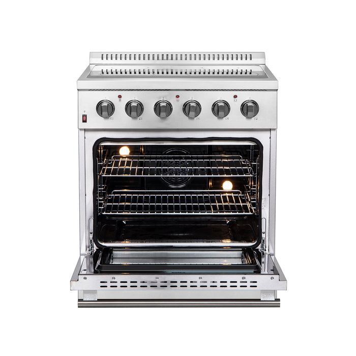 Forno Galiano 30-Inch Freestanding Electric Range, True Convection, Energy Efficient