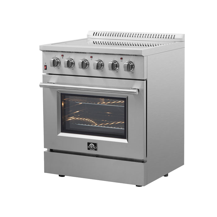 Forno Galiano 30-Inch Freestanding Electric Range, True Convection, Energy Efficient