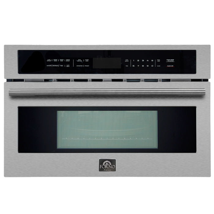 Forno Oliena 30-Inch Compact Oven and 1000 Watt Microwave, 1.6 cu.ft, Convection Oven