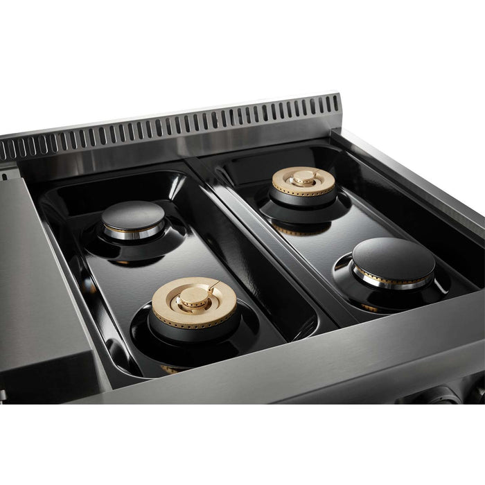 Thor Kitchen 48 Inch Professional Dual Fuel Range in Stainless Steel