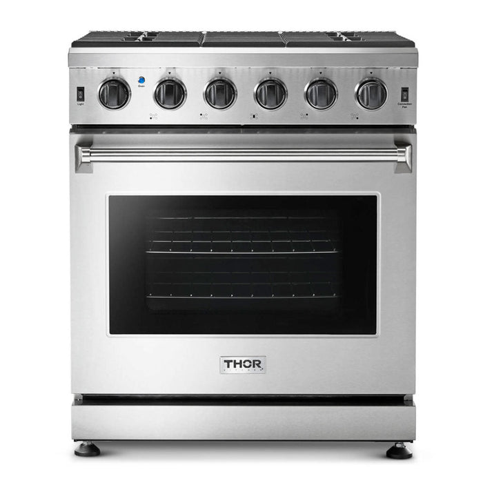 Thor Kitchen 30 Inch Freestanding Gas Range in Stainless Steel