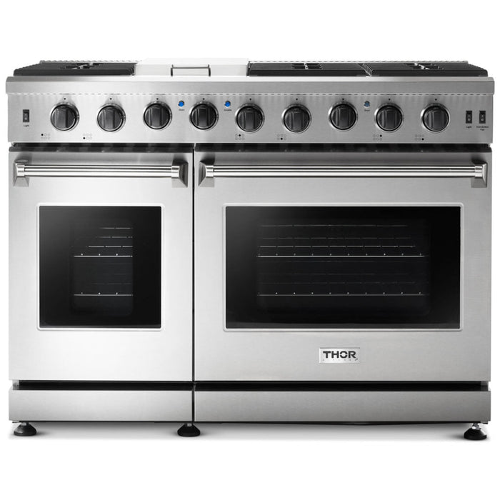 Thor Kitchen 48 Inch Gas Range in Stainless Steel