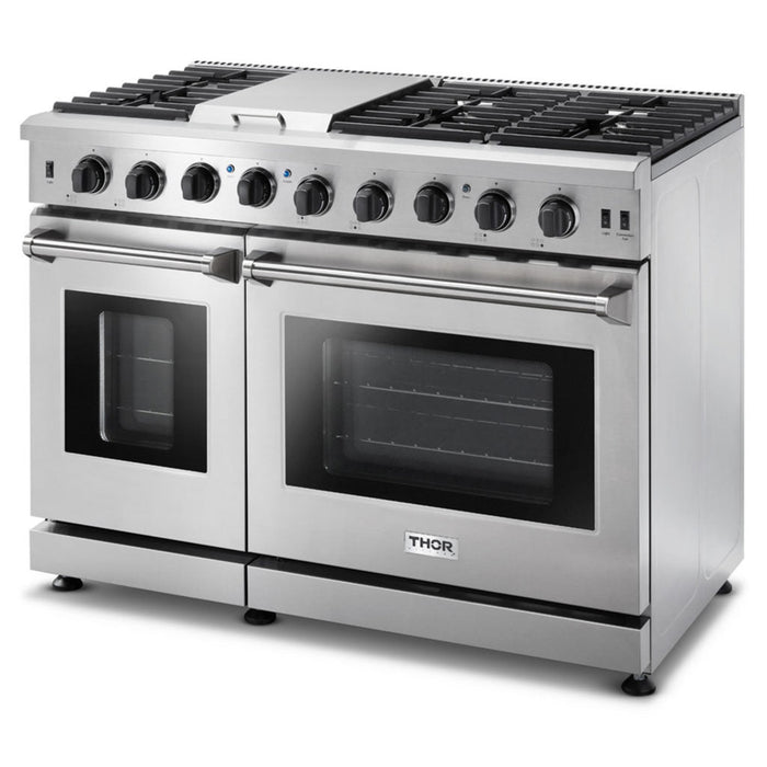 Thor Kitchen 48 Inch Gas Range in Stainless Steel