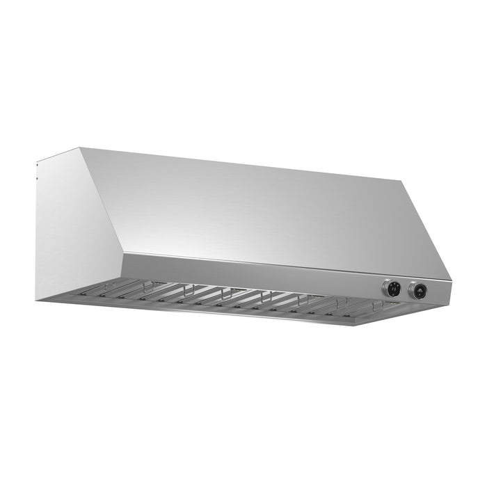 Forno Biagio 48-Inch Wall Mounted Range Hood, Stainless Steel, Heavy Duty