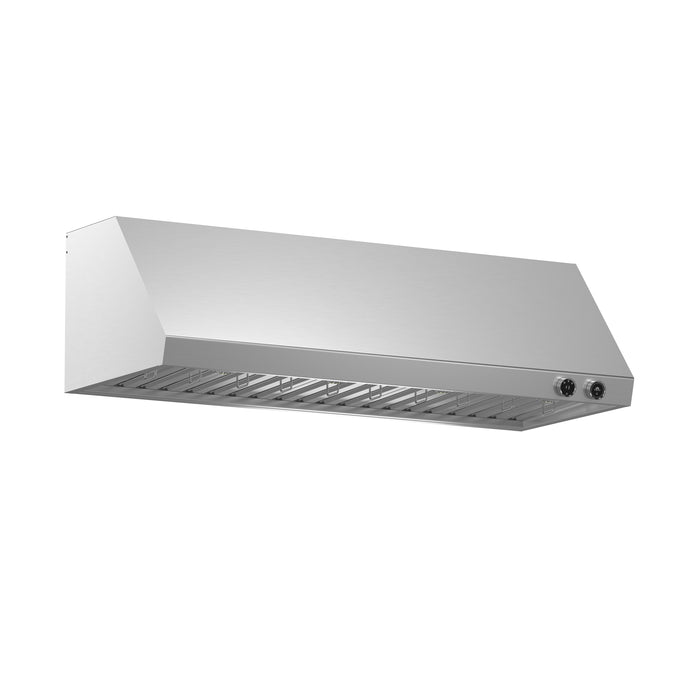 Forno Biagio 60-Inch Wall Mounted Range Hood, Stainless Steel, Heavy Duty