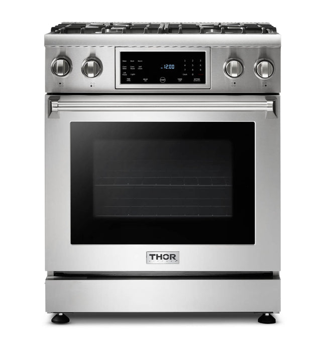 Thor Kitchen 30 Inch Tilt Panel Professional Gas Range