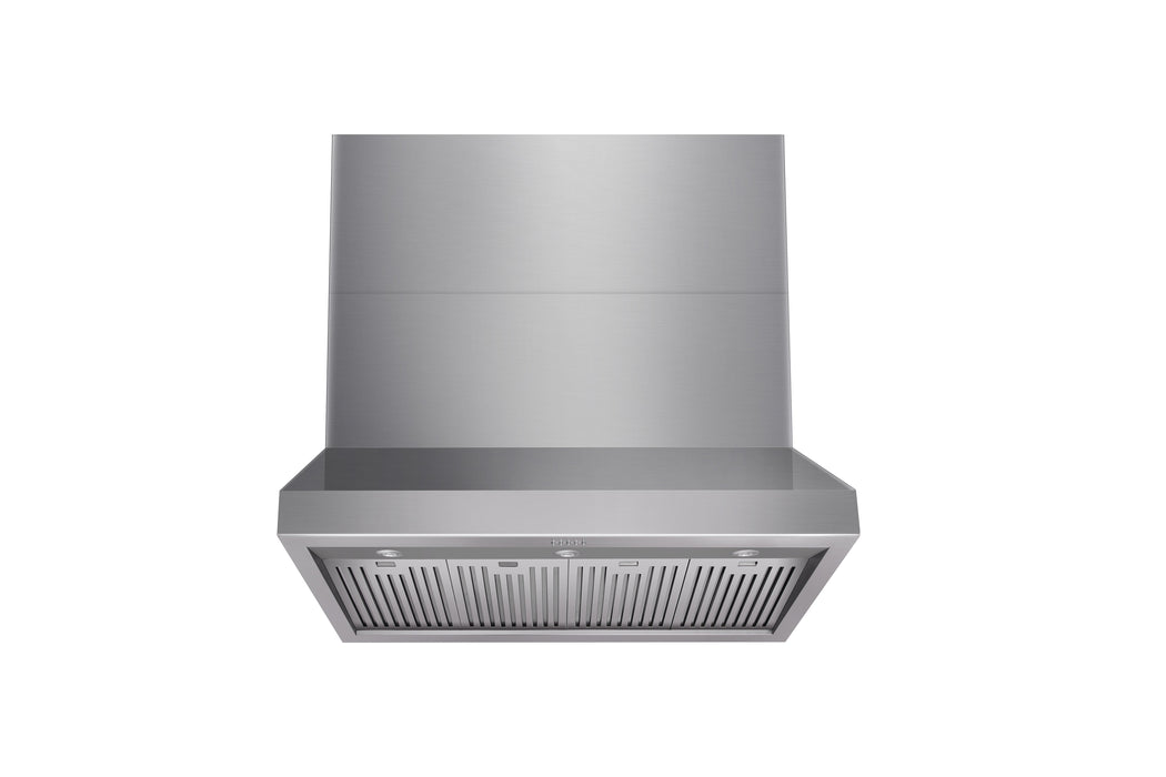 Thor Kitchen 48 Inch Professional Range Hood, 16.5 Inches Tall in Stainless Steel