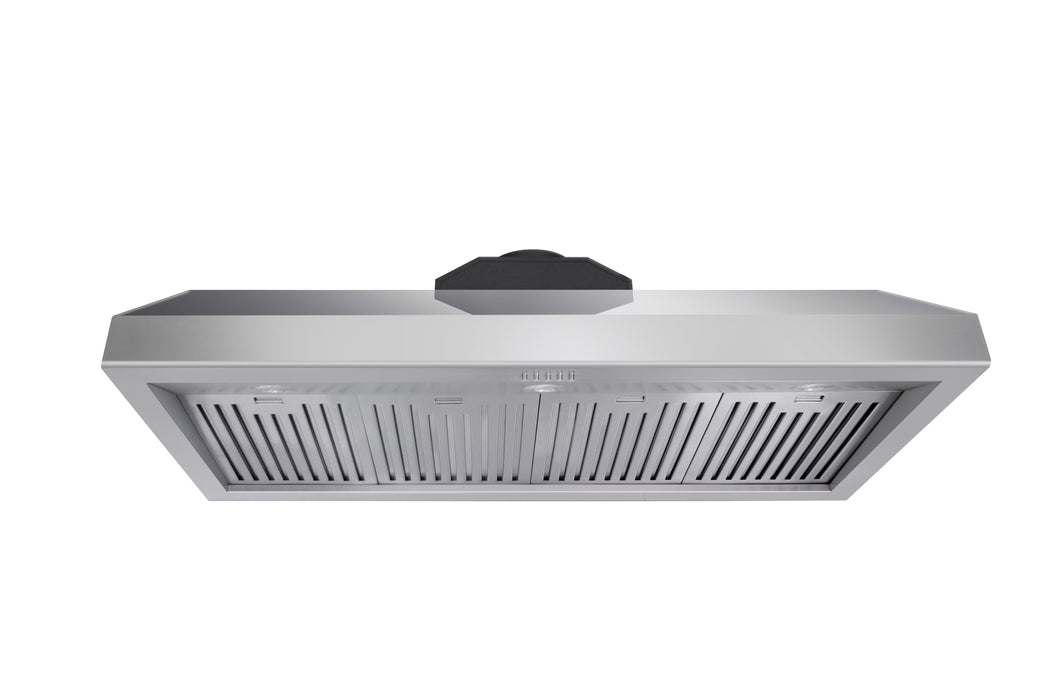 Thor Kitchen 48 Inch Professional Range Hood, 11 Inches Tall in Stainless Steel