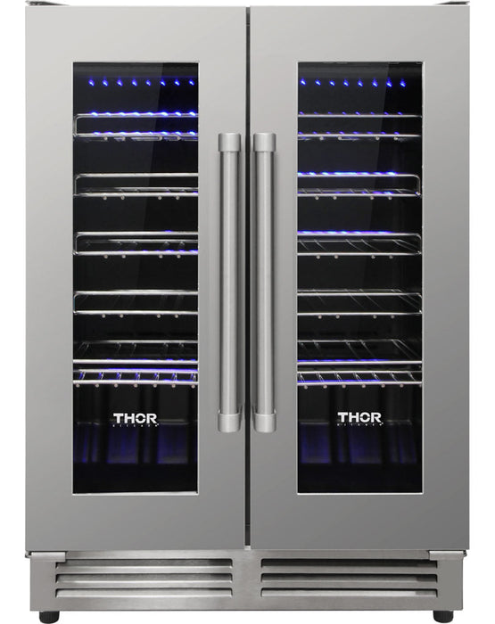 Thor Kitchen 42 Bottle Dual Zone Built-in Wine Cooler