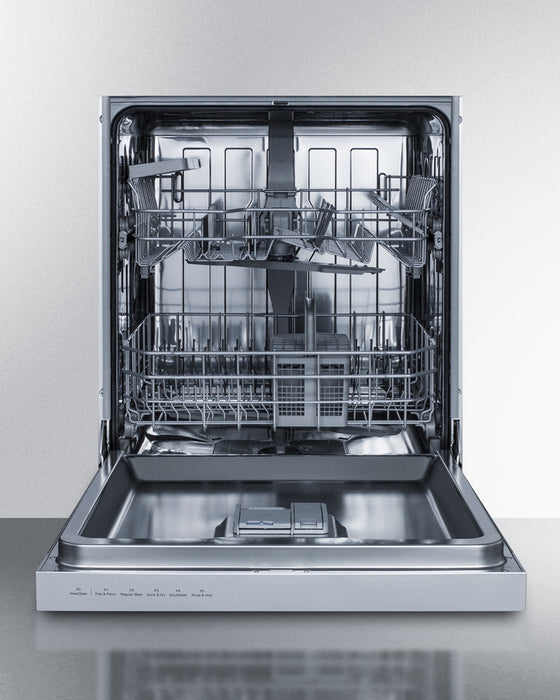 Summit 24" Wide Built-In Dishwasher Standard