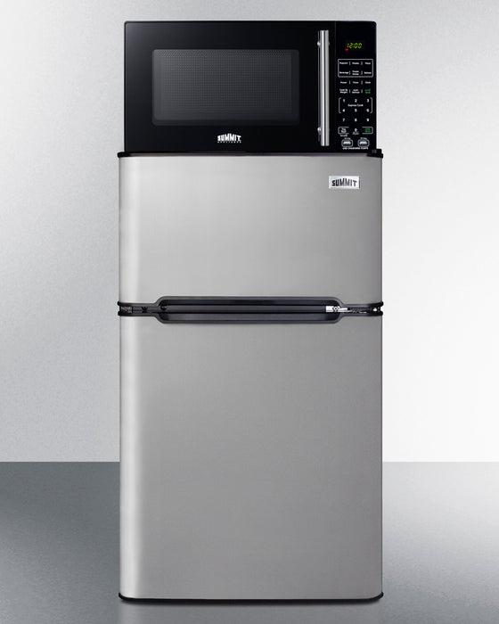 Summit Microwave/Refrigerator-Freezer Combination with Allocator