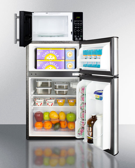 Summit Microwave/Refrigerator-Freezer Combination with Allocator