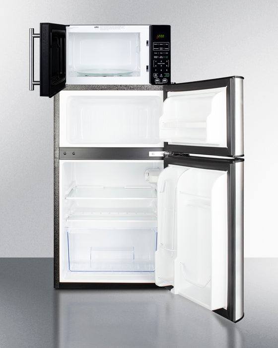 Summit Microwave/Refrigerator-Freezer Combination with Allocator