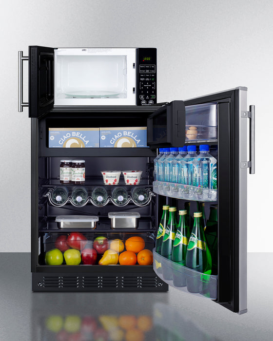 Summit Microwave/Refrigerator-Freezer Combination with Allocator