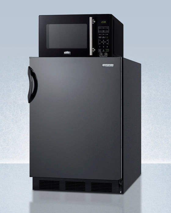 Summit Microwave/Refrigerator-Freezer Combination with Allocator