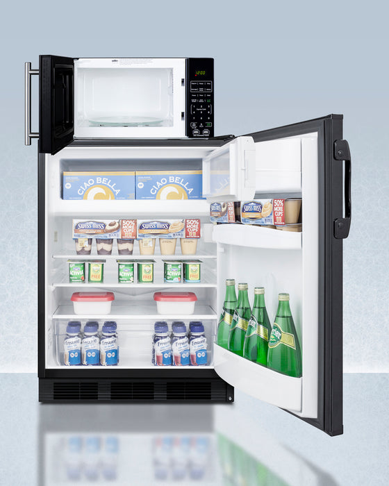 Summit Microwave/Refrigerator-Freezer Combination with Allocator