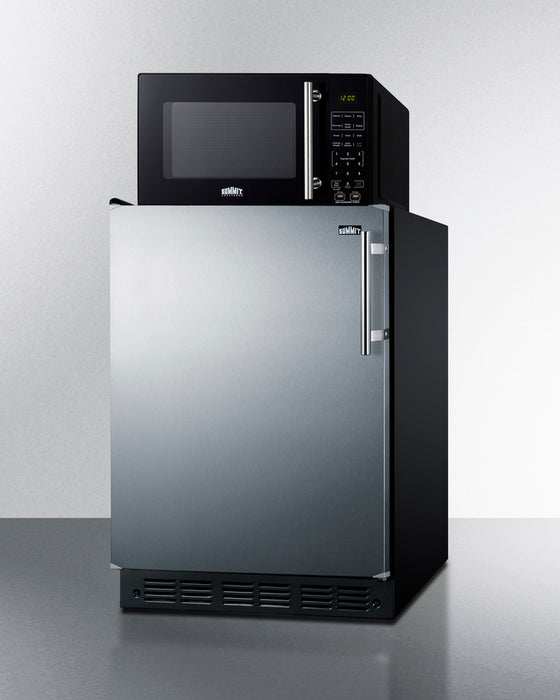 Summit Microwave/Refrigerator-Freezer Combination with Allocator