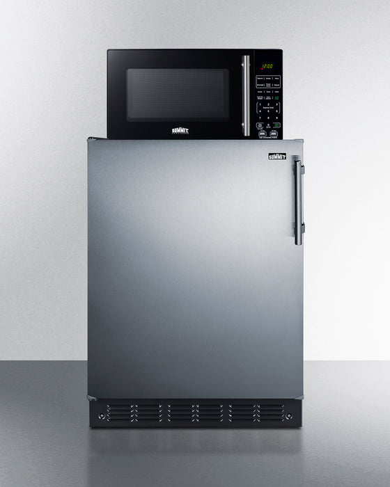 Summit Microwave/Refrigerator-Freezer Combination with Allocator