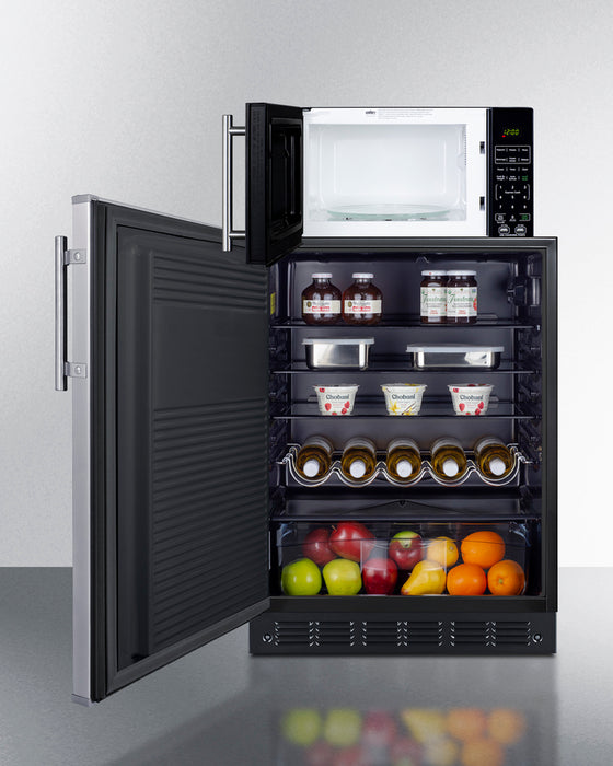 Summit Microwave/Refrigerator-Freezer Combination with Allocator