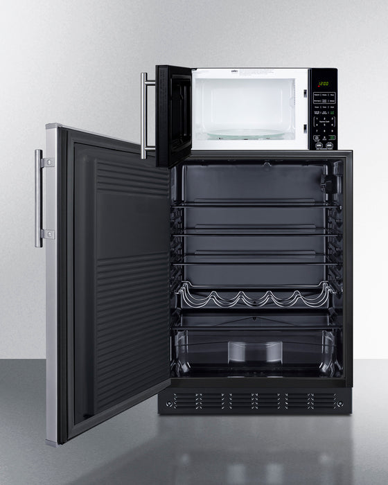 Summit Microwave/Refrigerator-Freezer Combination with Allocator