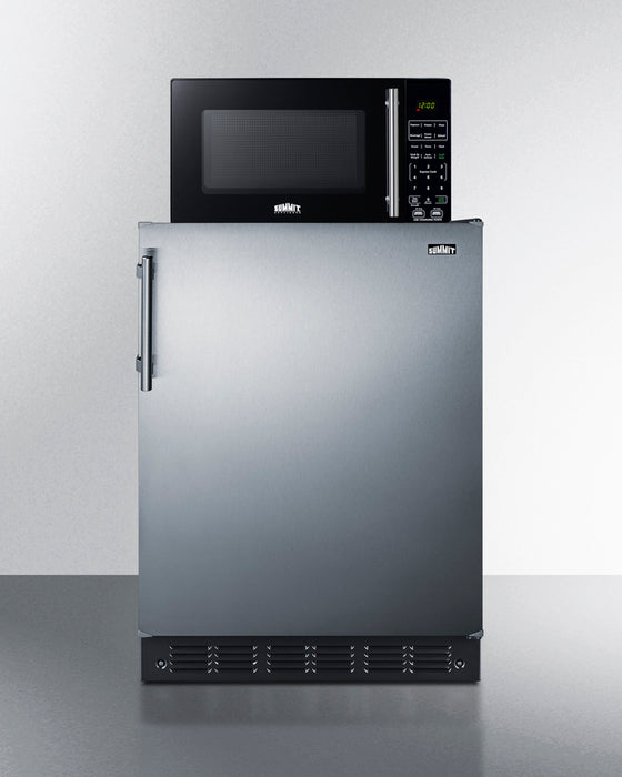 Summit Microwave/Refrigerator-Freezer Combination with Allocator