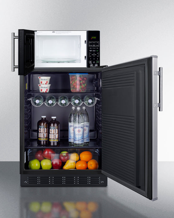 Summit Microwave/Refrigerator-Freezer Combination with Allocator