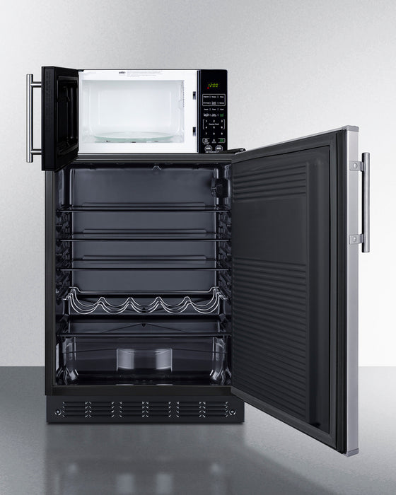 Summit Microwave/Refrigerator-Freezer Combination with Allocator