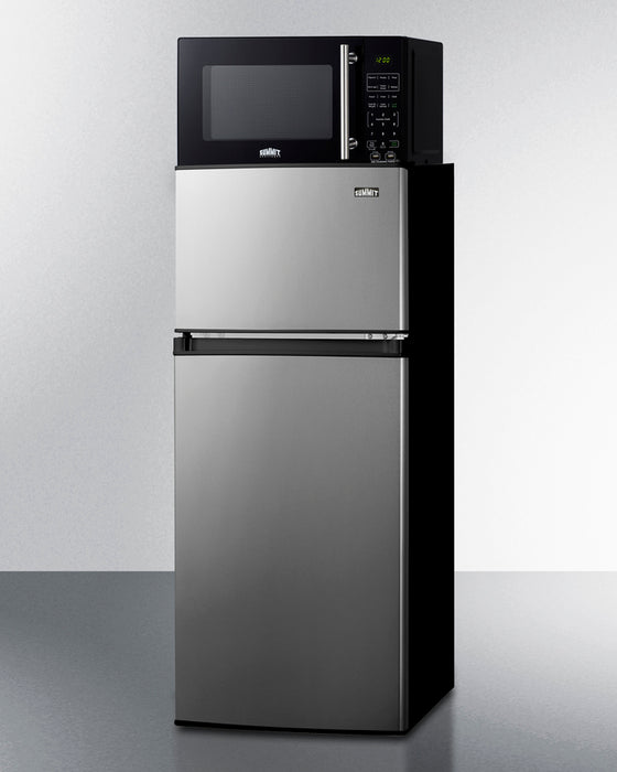 Summit Microwave/Refrigerator-Freezer Combination with Allocator