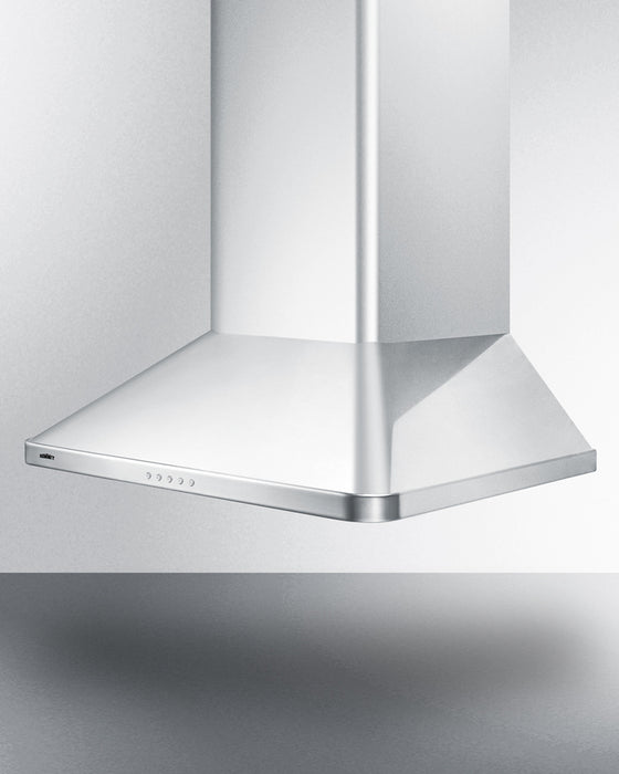 Summit 24" Wide Wall-Mounted Range Hood, ADA-Compliant