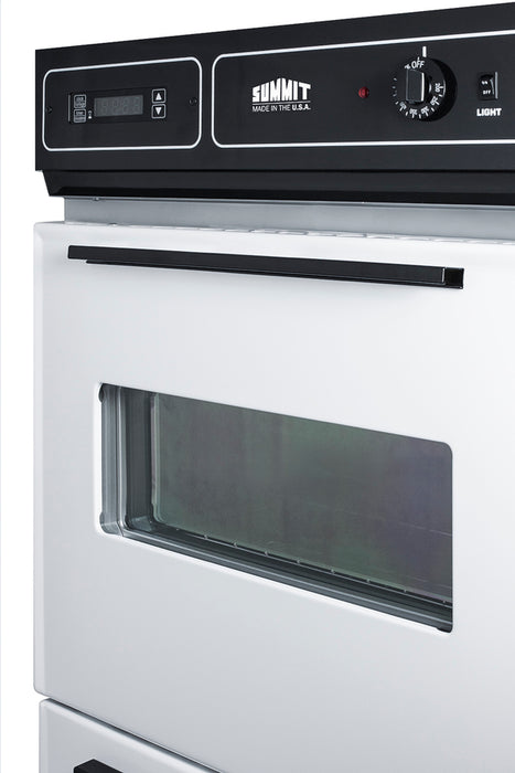 Summit 24" Wide Electric Wall Oven, 115V White